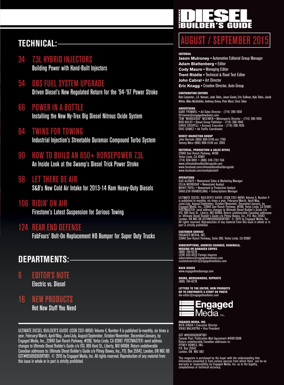 Ultimate Diesel Builders Guide Preview Pages