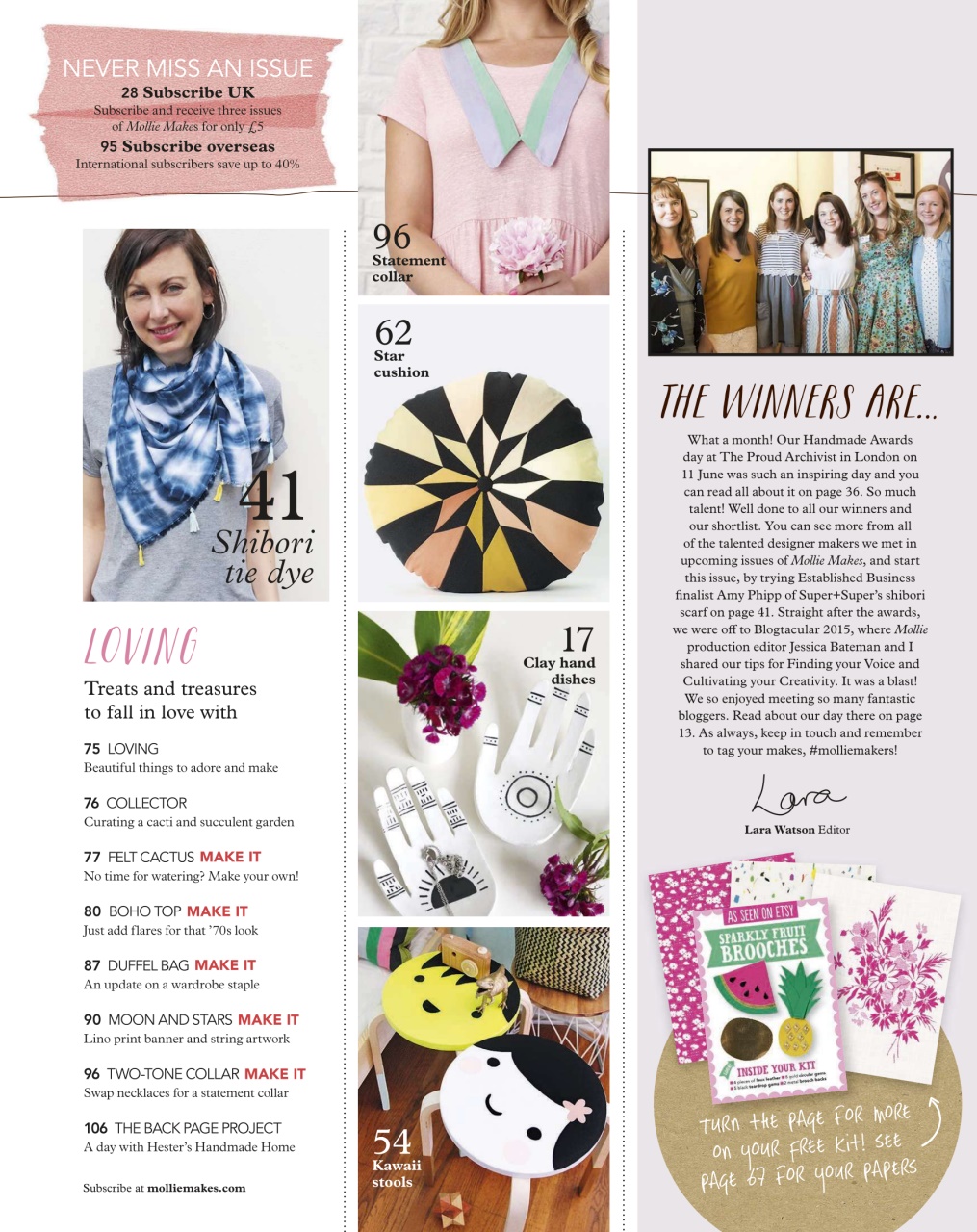 Mollie magazine Preview Pages