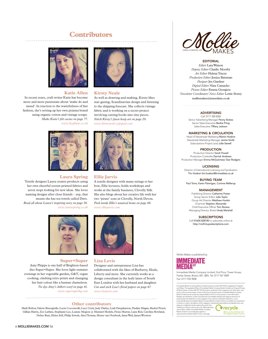 Mollie magazine Preview Pages