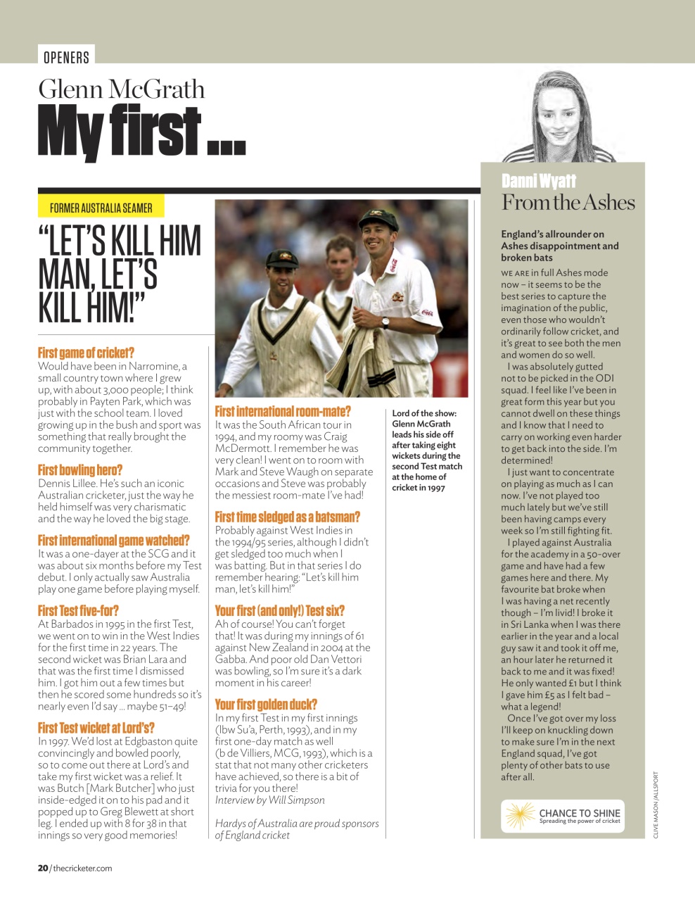 The Cricketer Magazine Preview Pages