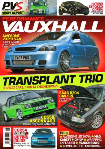 Performance Vauxhall issue No. 176 Transplant trio