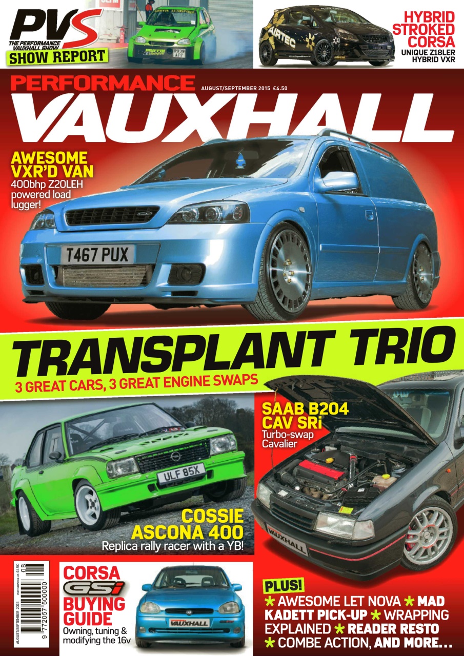 Performance Vauxhall Preview Pages