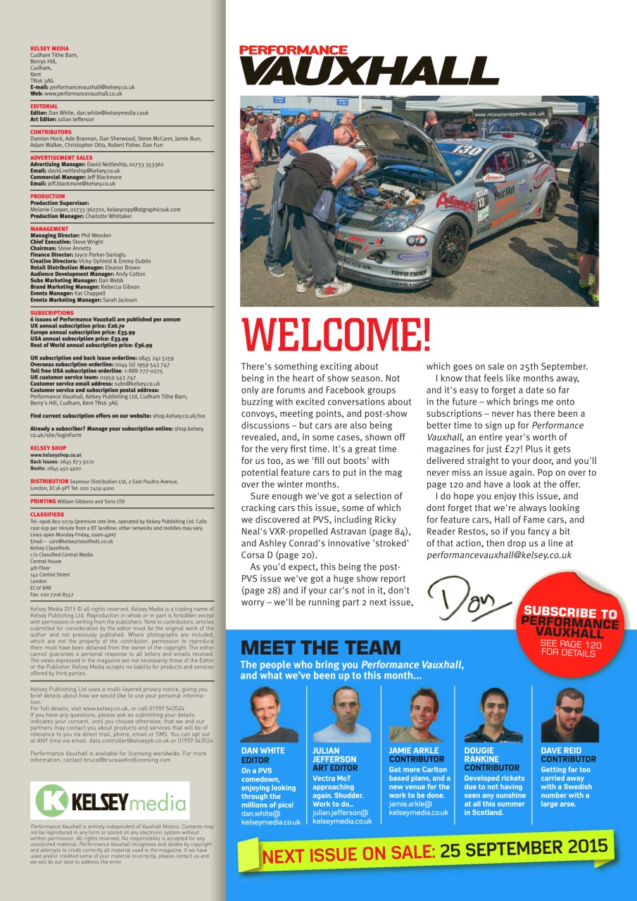 Performance Vauxhall Preview Pages