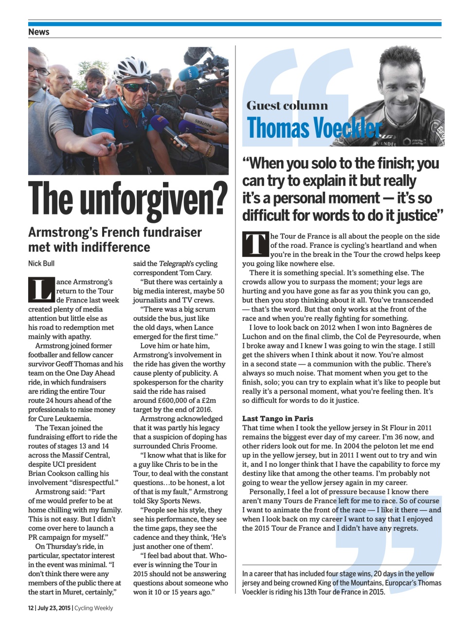 Cycling Weekly Preview Pages