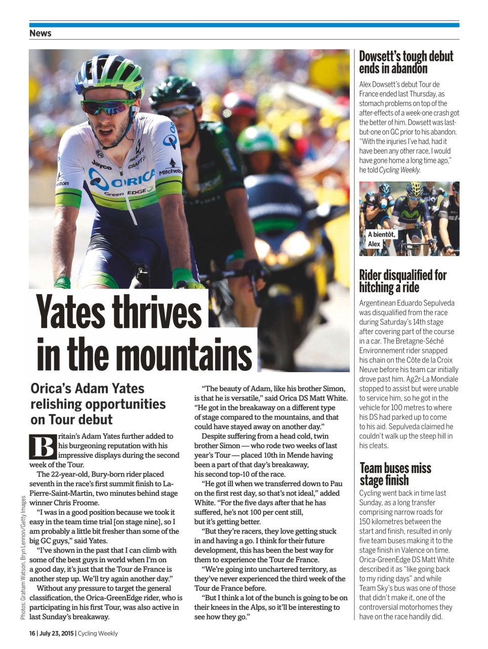 Cycling Weekly Preview Pages