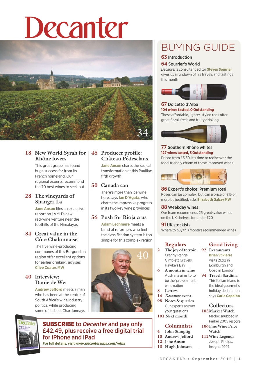 Decanter Preview Pages