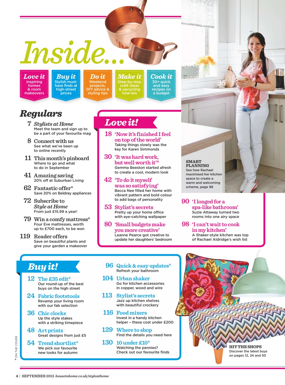 Style at Home Preview Pages
