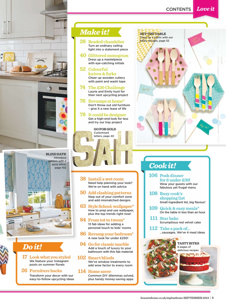 Style at Home Preview Pages