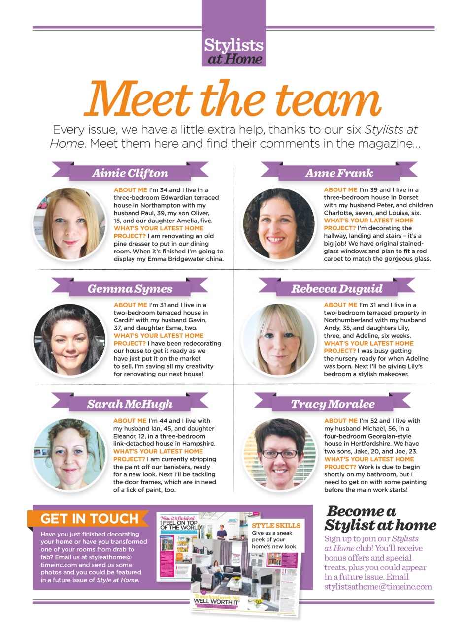Style at Home Preview Pages