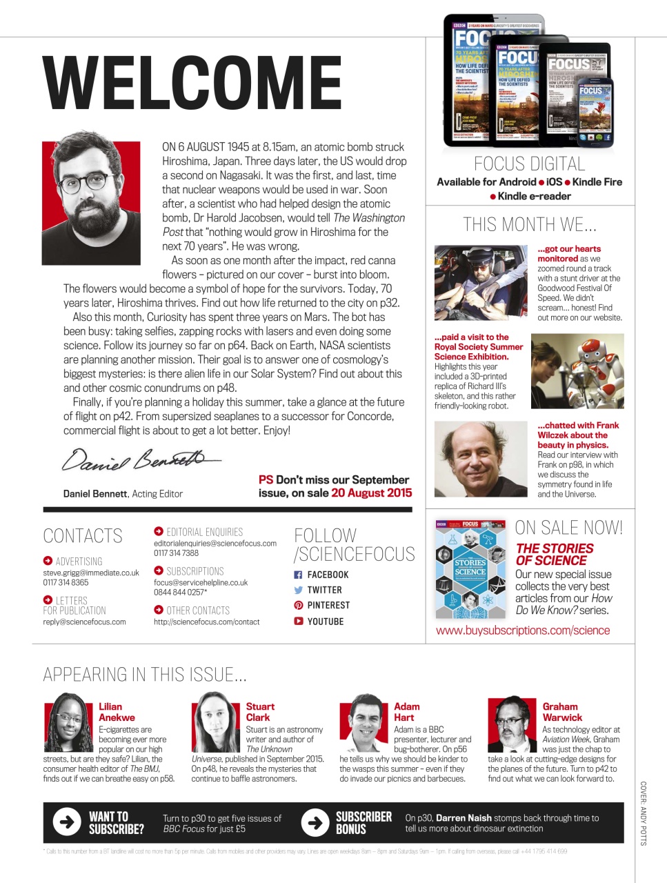 BBC Science Focus Magazine Preview Pages