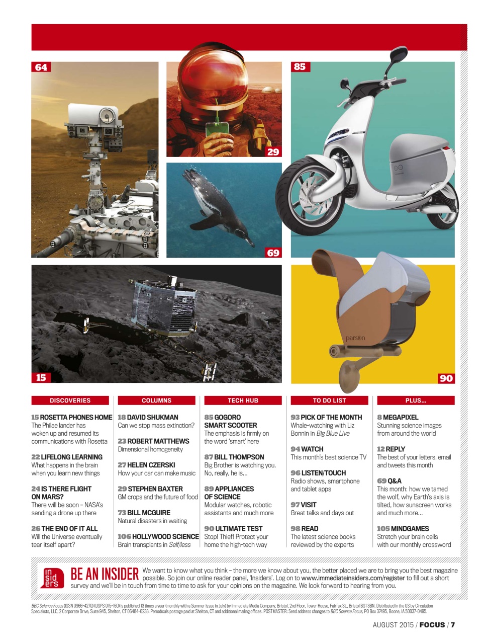 BBC Science Focus Magazine Preview Pages