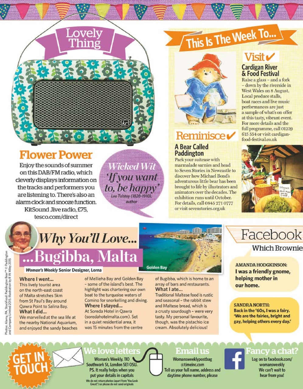 Woman's Weekly Preview Pages