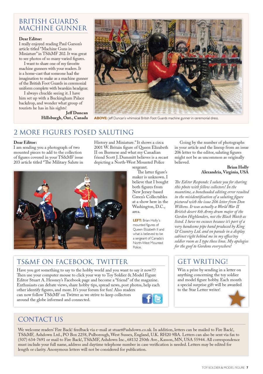 Toy Soldier & Model Figure Preview Pages