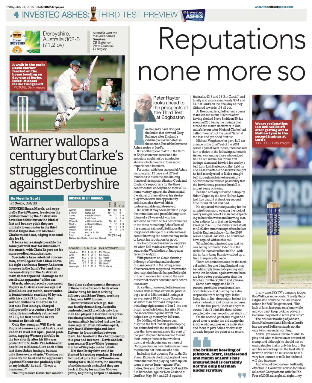 The Cricket Paper Preview Pages