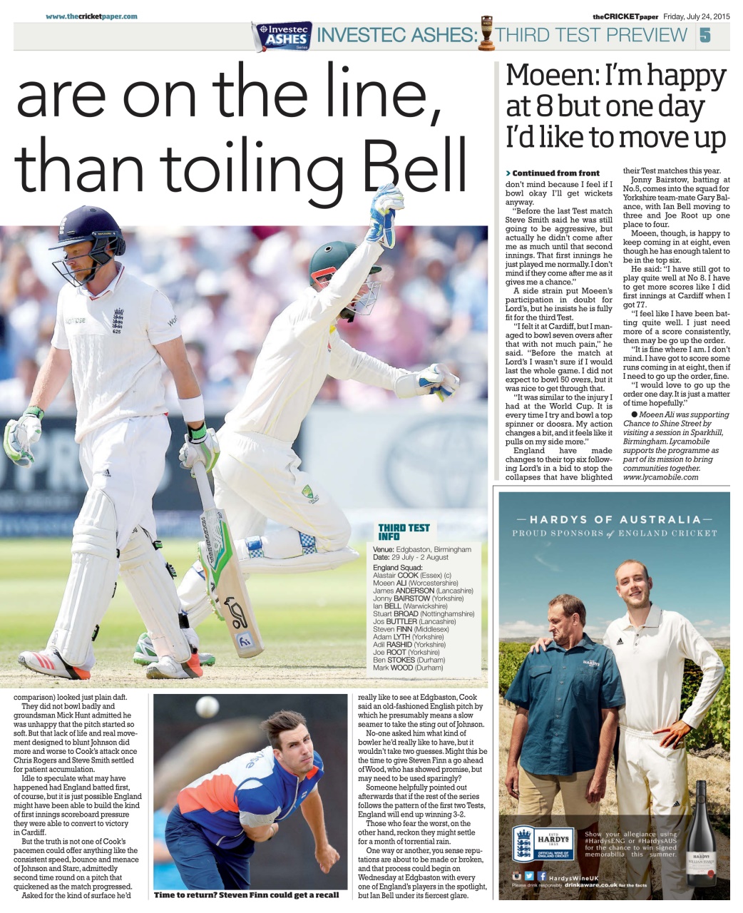 The Cricket Paper Preview Pages