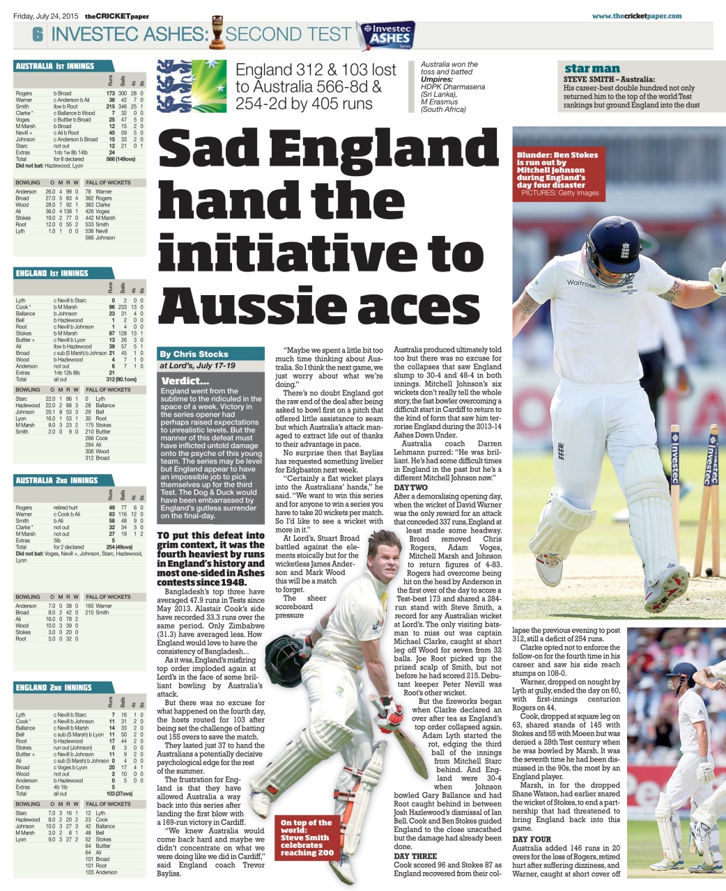 The Cricket Paper Preview Pages