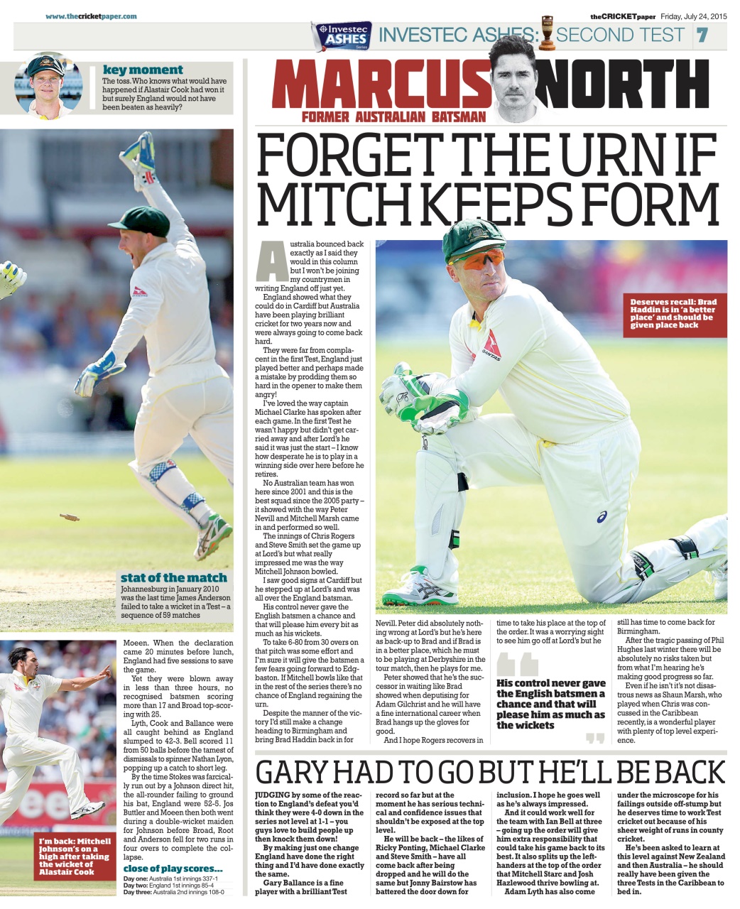 The Cricket Paper Preview Pages