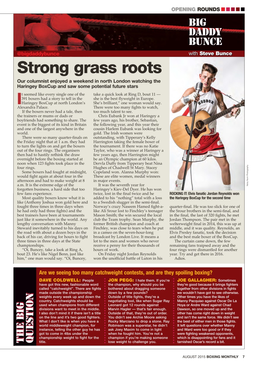 Boxing Monthly Preview Pages