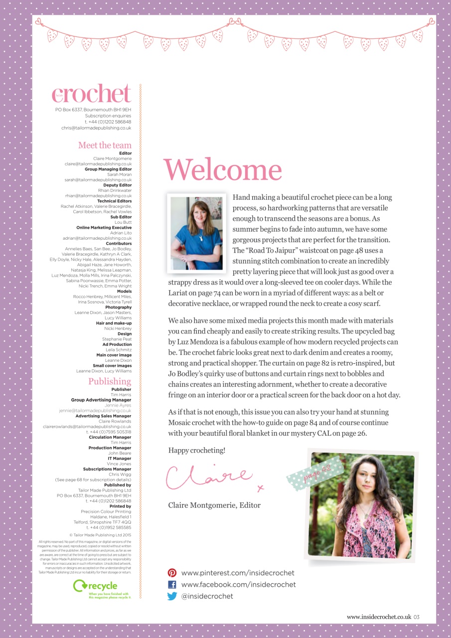 Inside Crochet Preview Pages