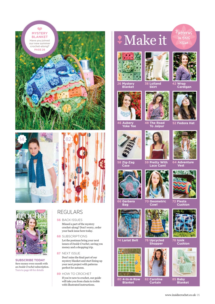 Inside Crochet Preview Pages