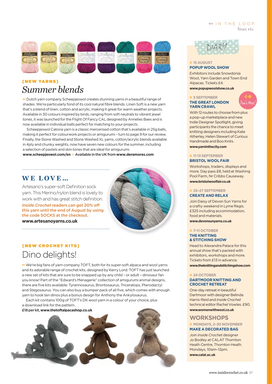 Inside Crochet Preview Pages