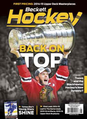 Beckett Hockey Magazine issue August 2015