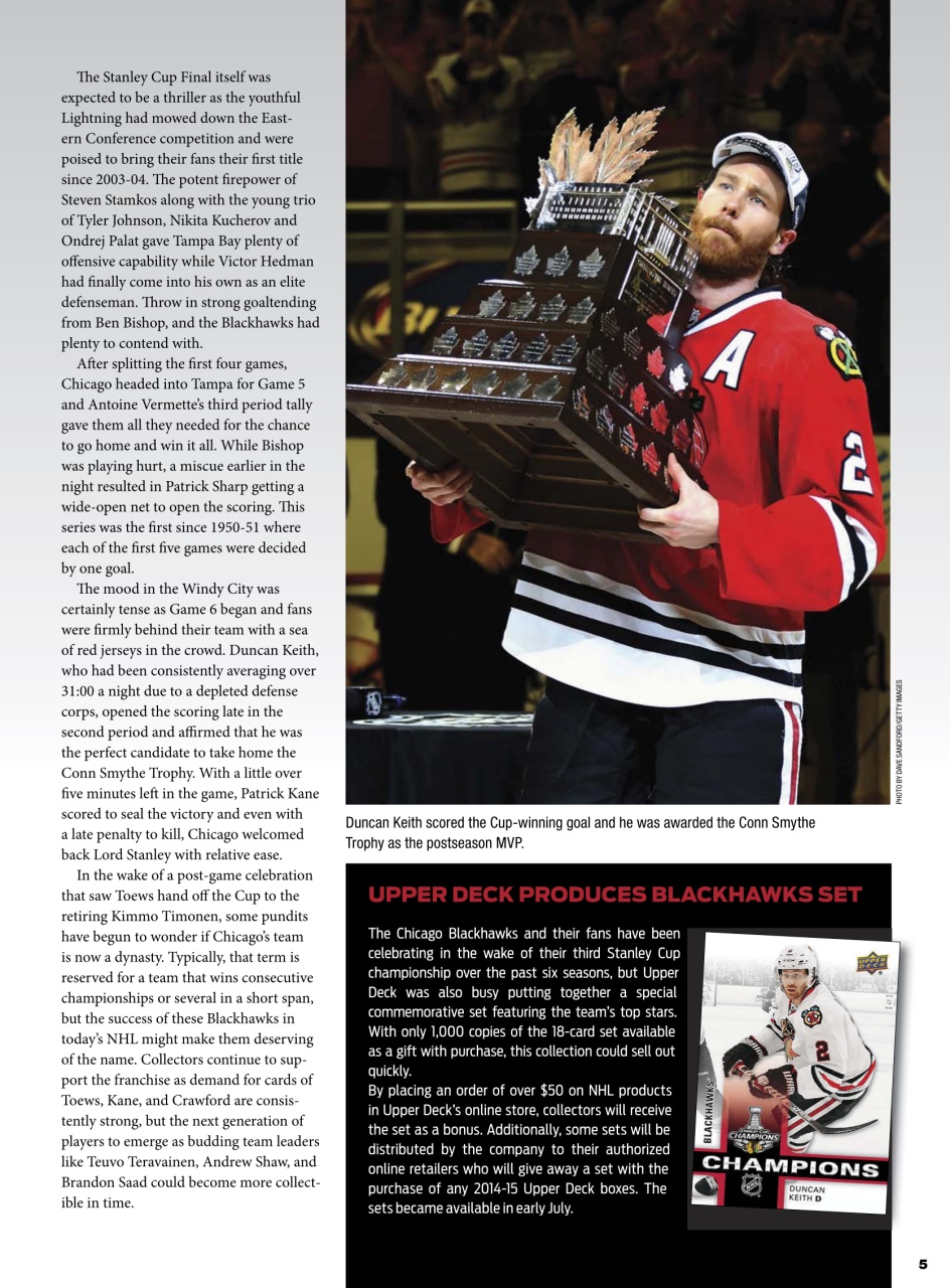 Beckett Hockey Magazine Preview Pages