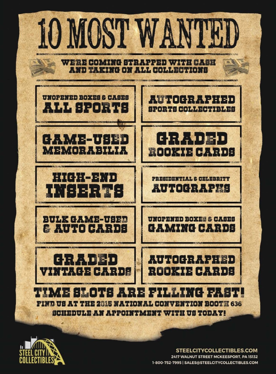 Sports Card Monthly Magazine Preview Pages