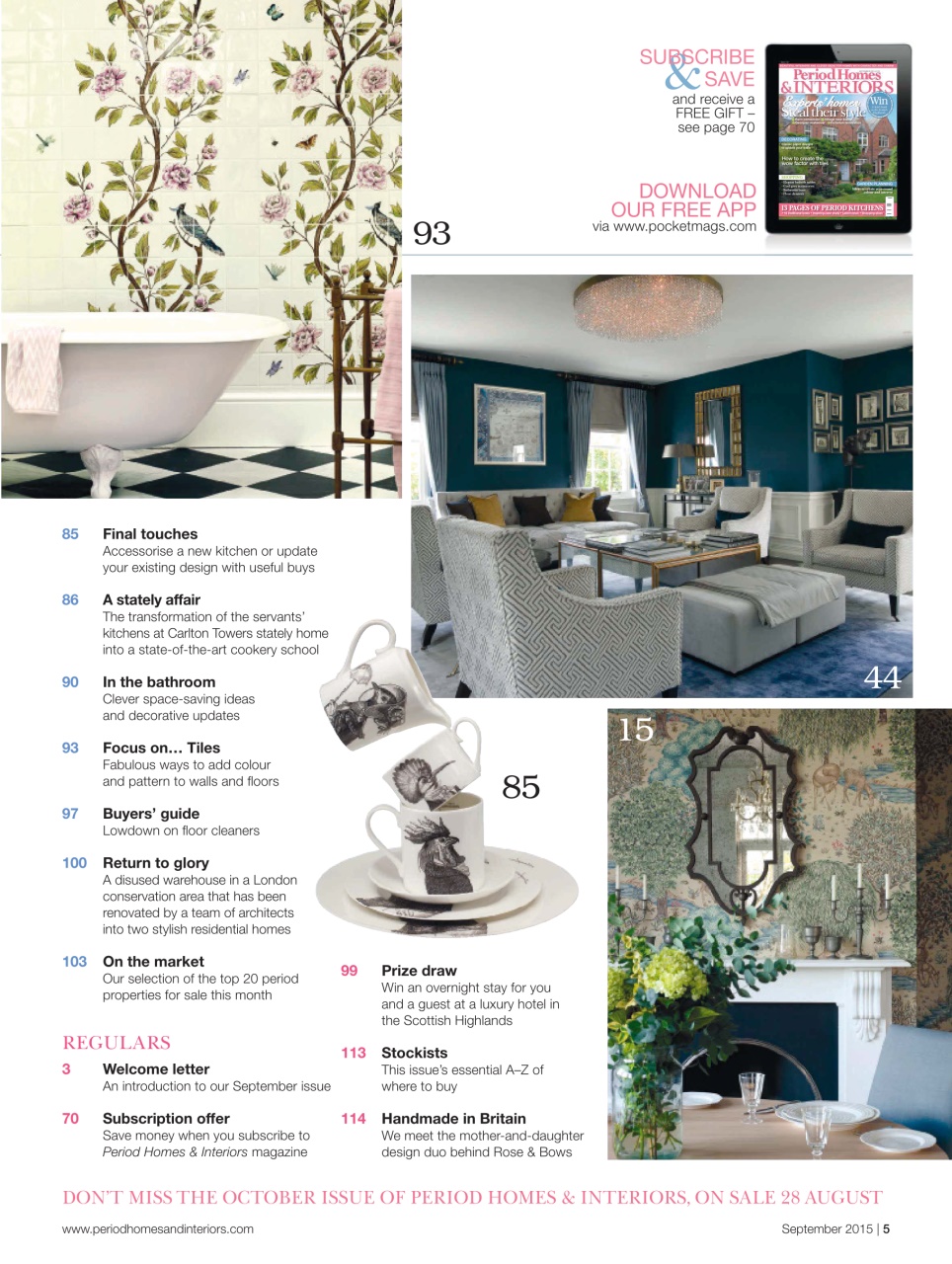 British Period Homes Preview Pages