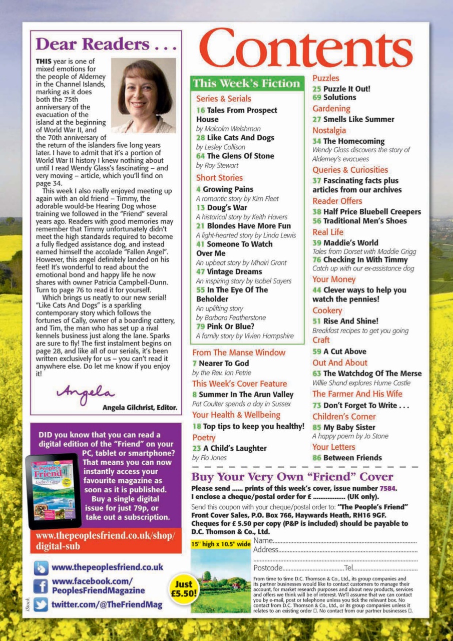 The People’s Friend Preview Pages