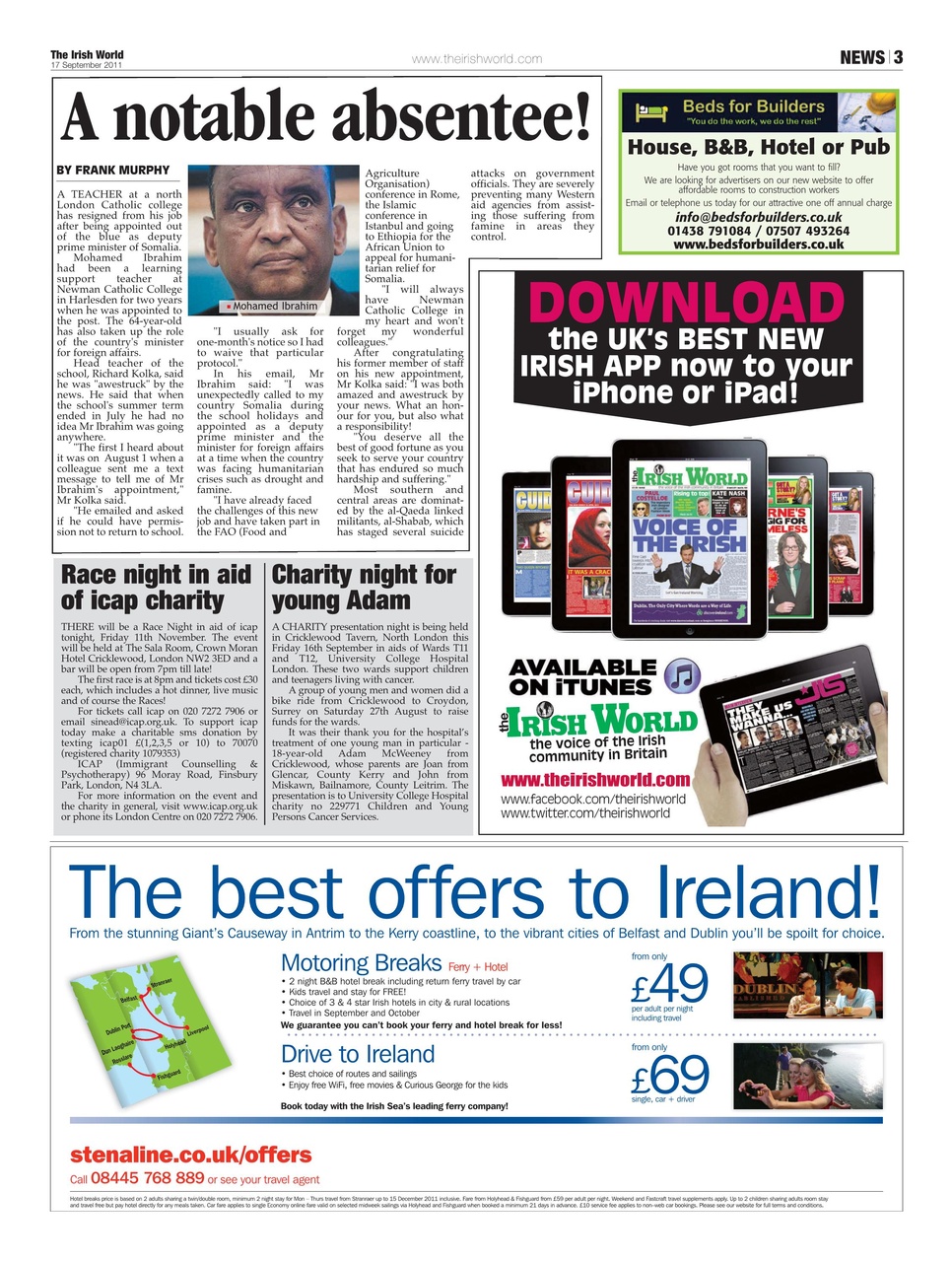 Irish World Preview Pages