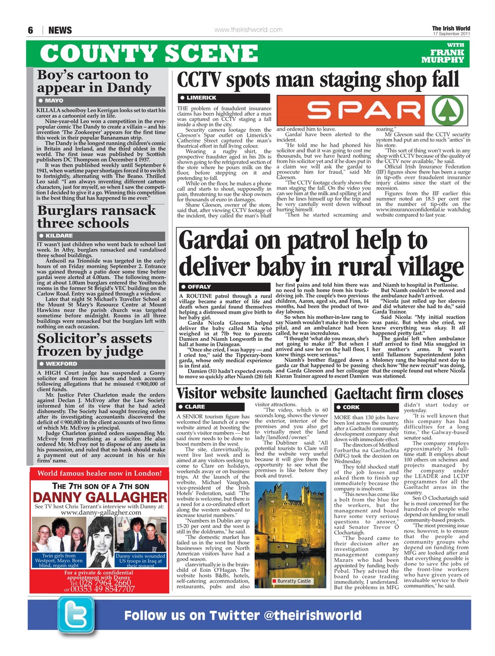 Irish World Preview Pages