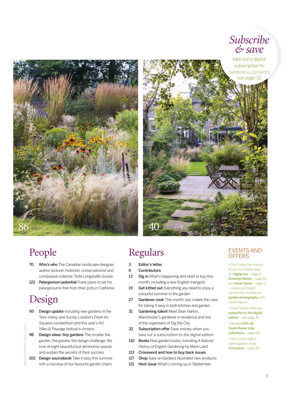 Gardens Illustrated Preview Pages