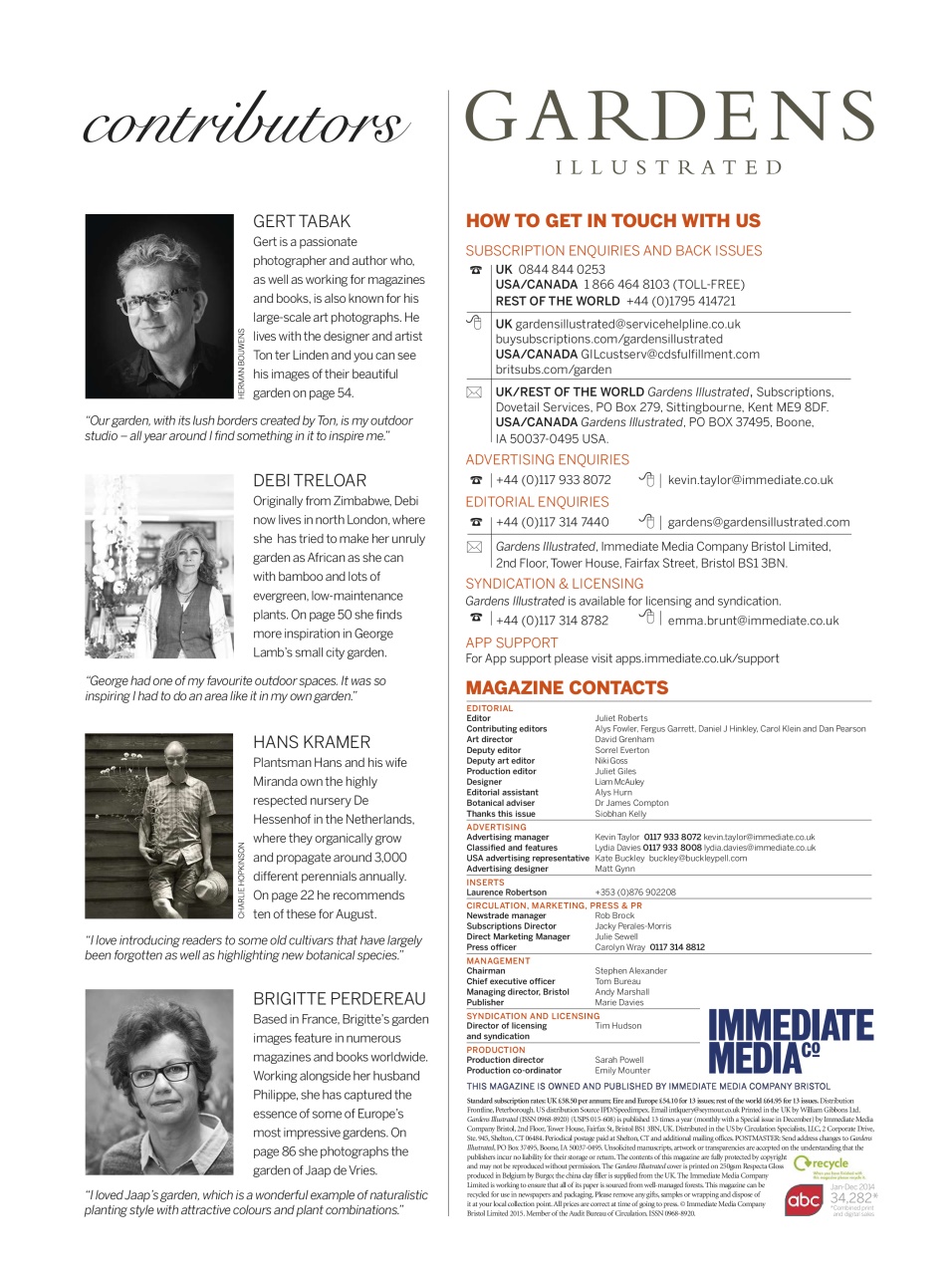 Gardens Illustrated Preview Pages