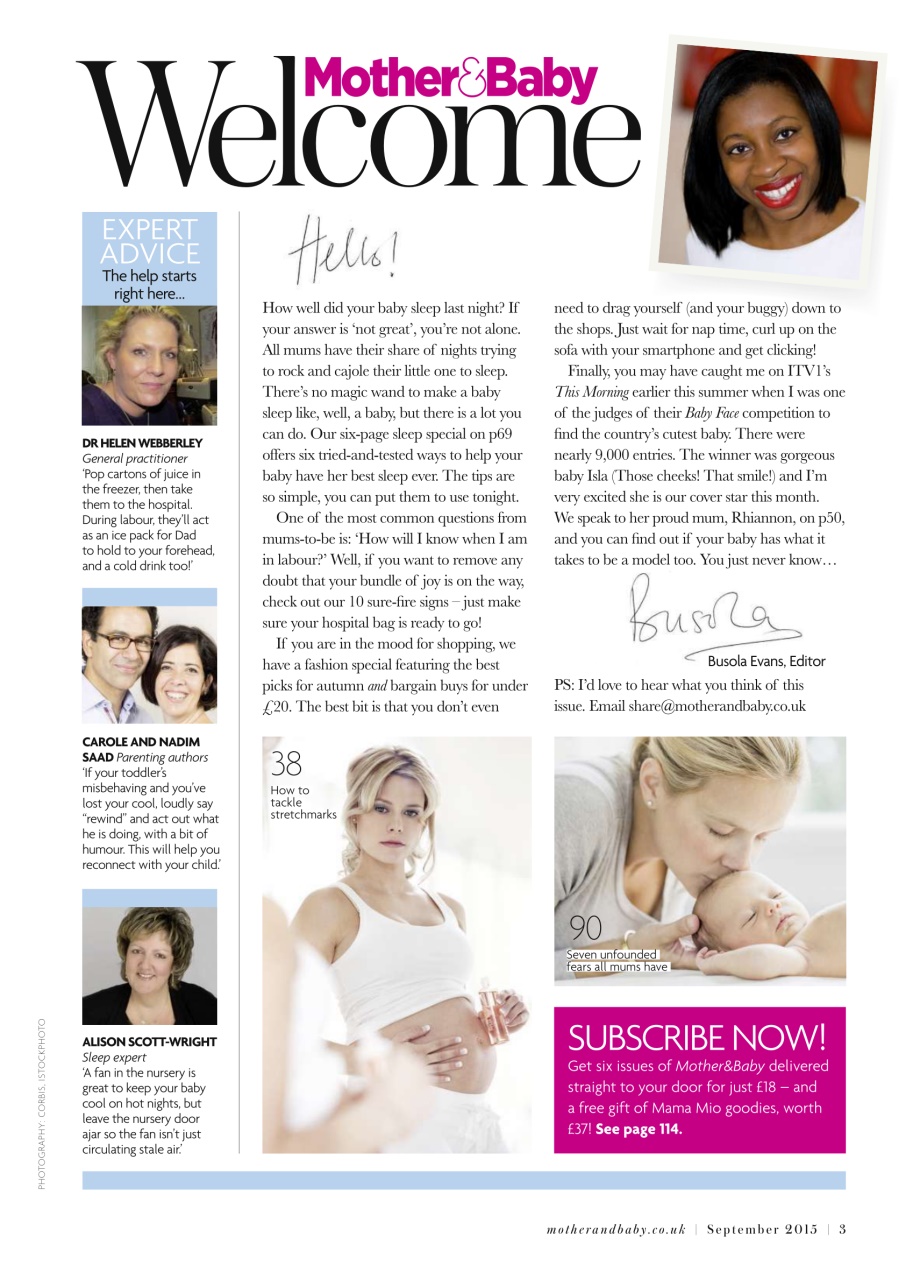 Mother & Baby Preview Pages