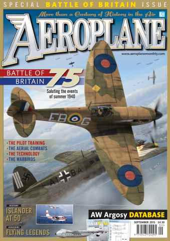 Aeroplane issue September 2015