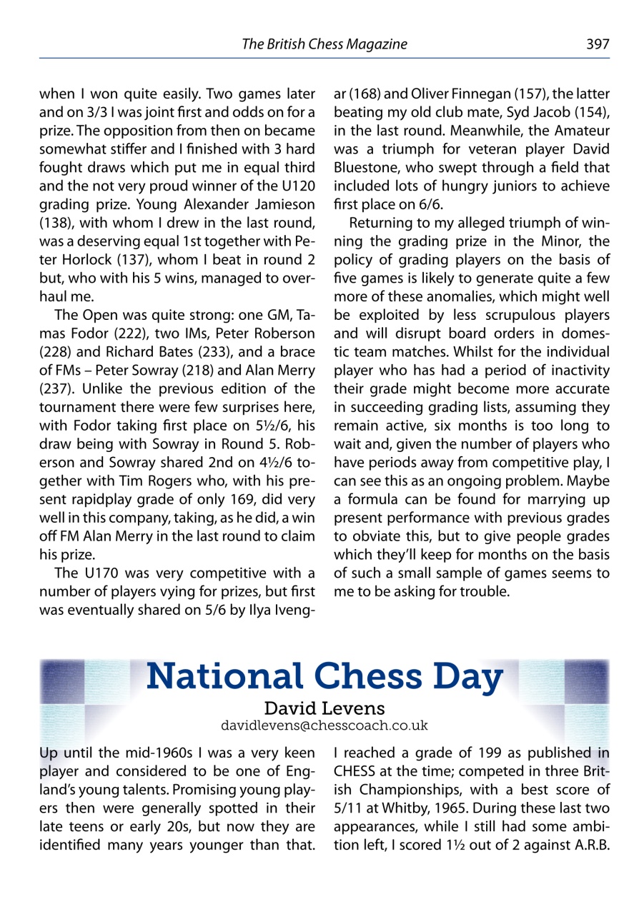 British Chess Magazine Preview Pages