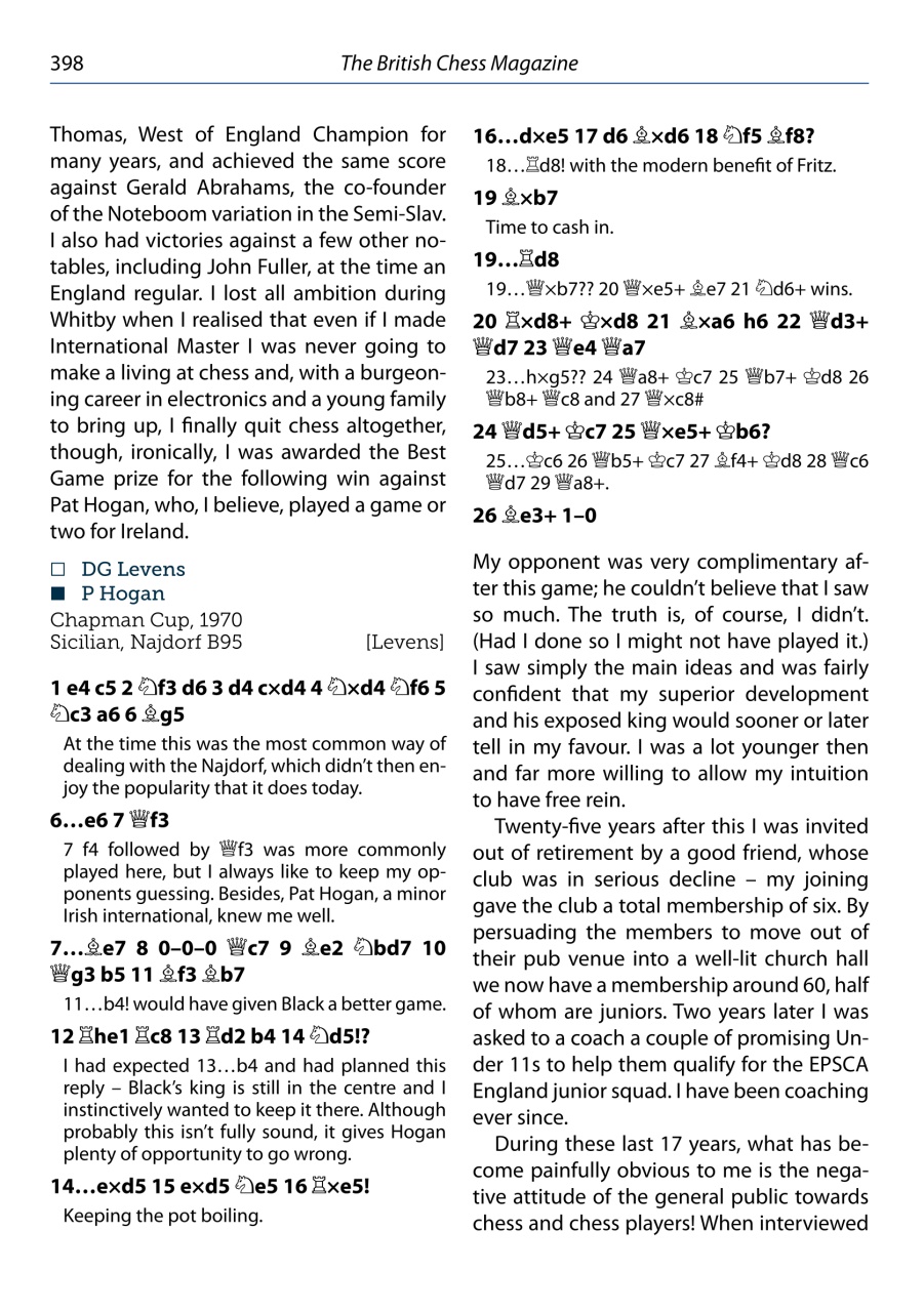 British Chess Magazine Preview Pages