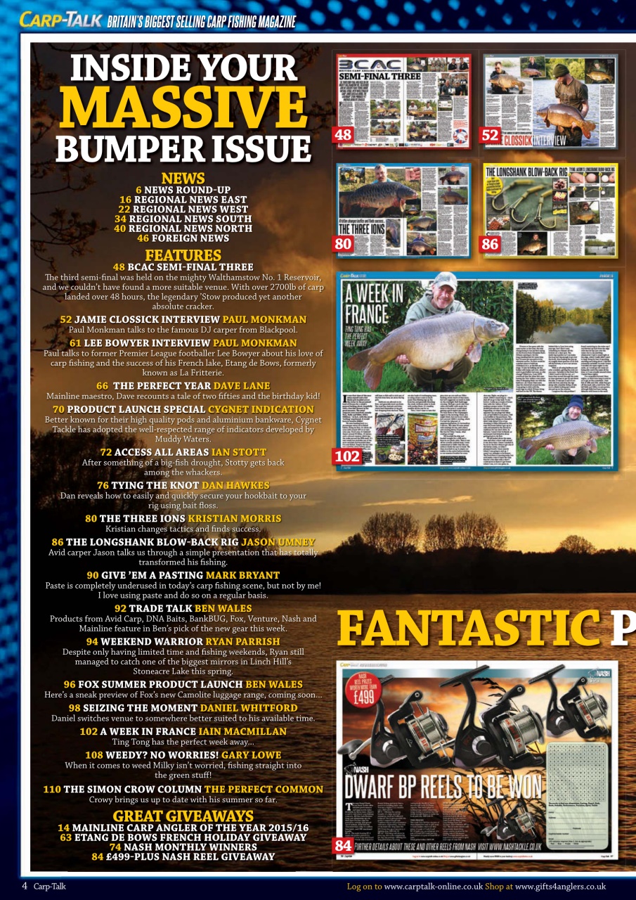 Carp-Talk Preview Pages