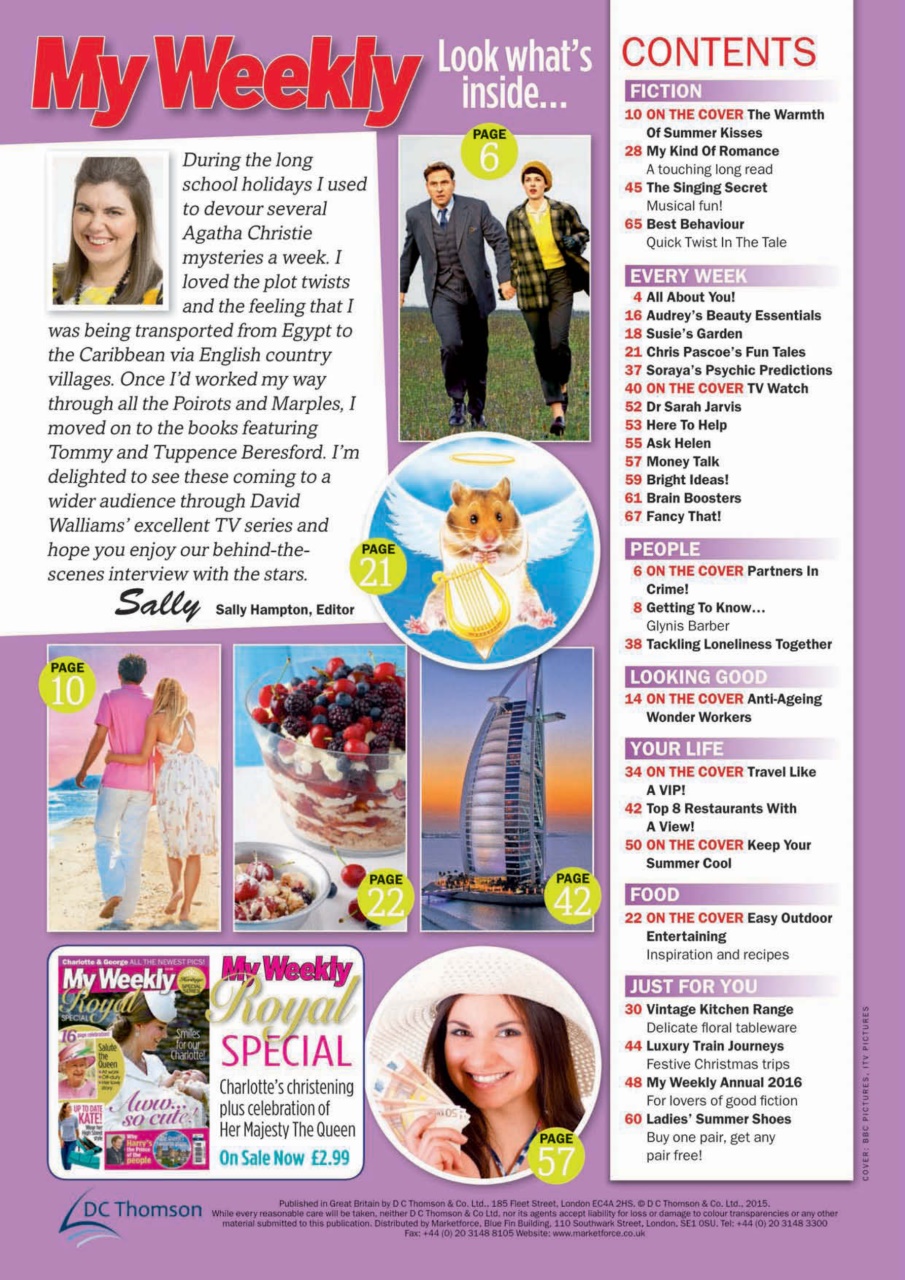 My Weekly Preview Pages