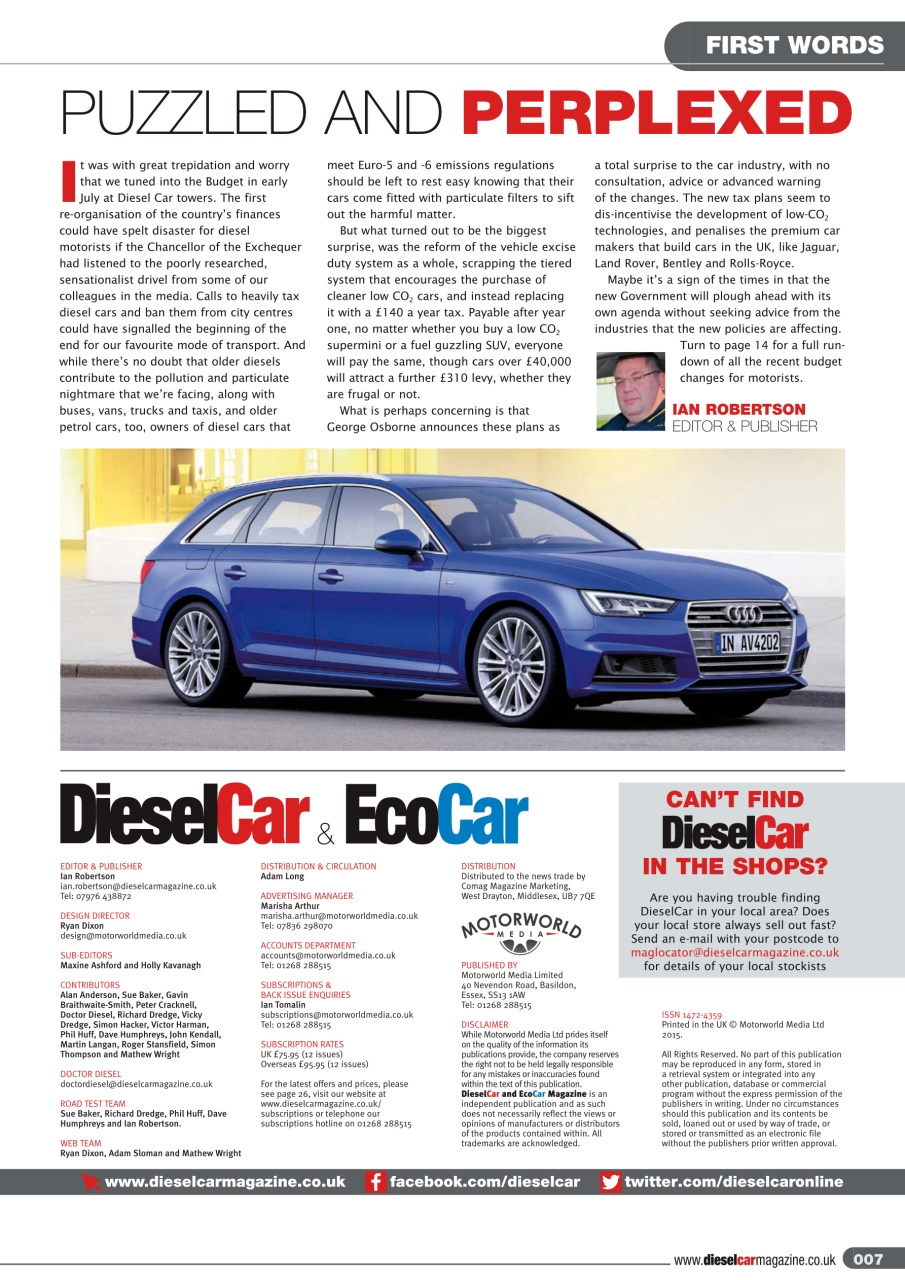 Diesel&EcoCar Magazine Preview Pages