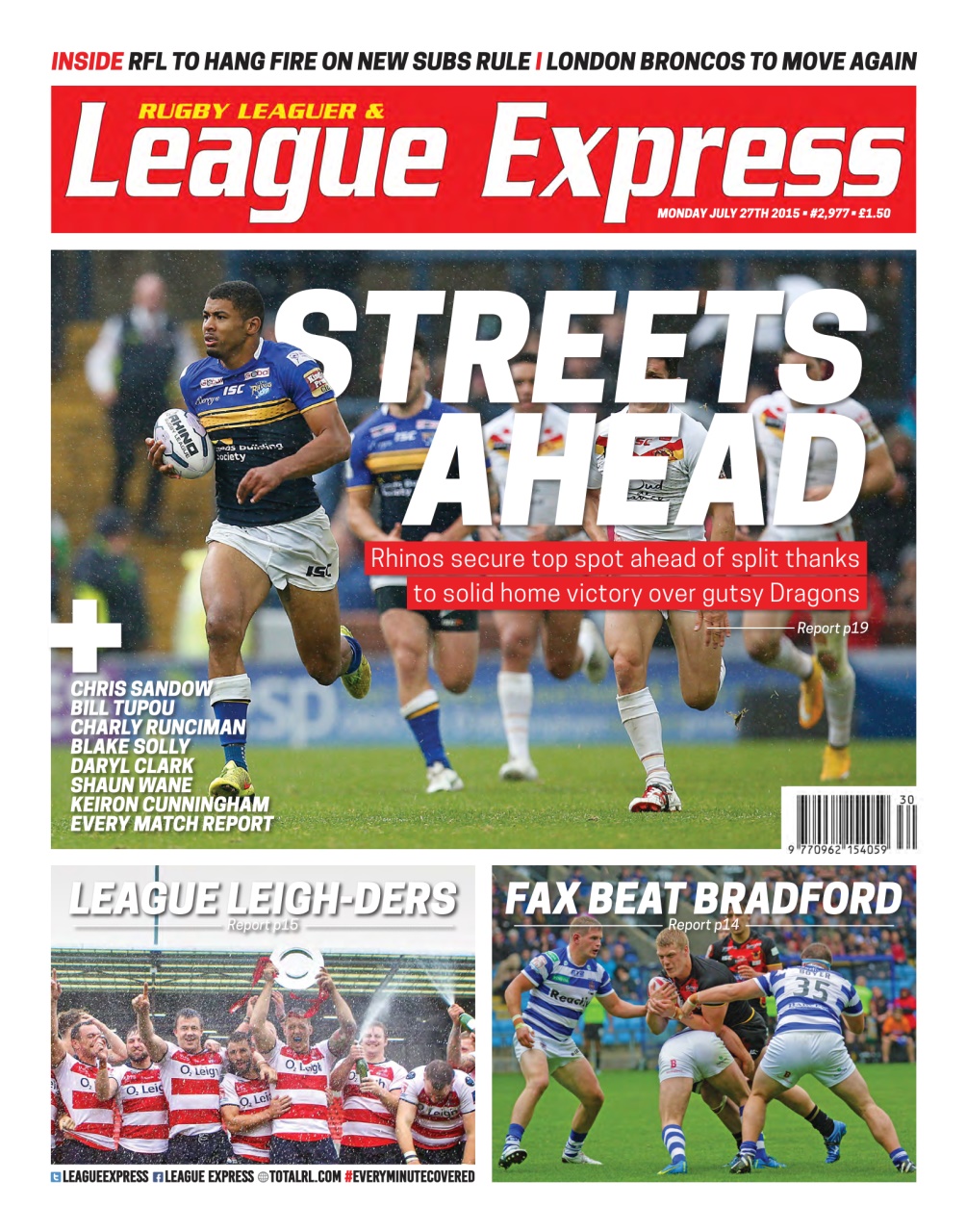 League Express Preview Pages