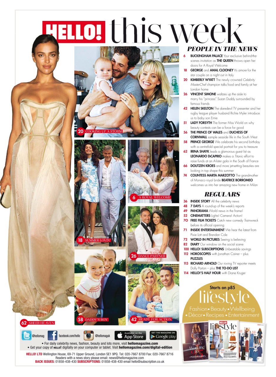 Hello! Magazine Preview Pages