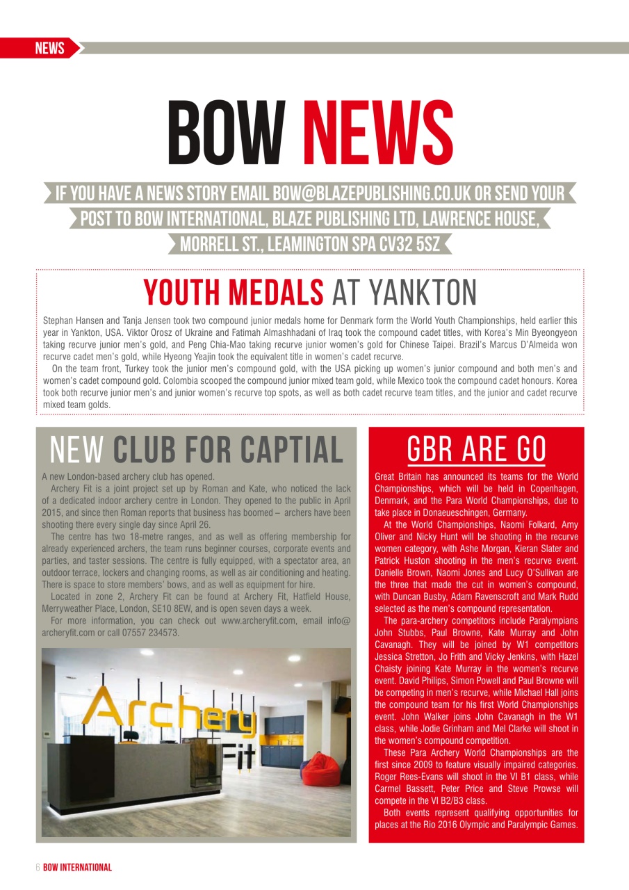 Bow International Preview Pages
