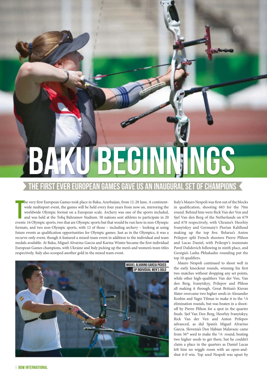 Bow International Preview Pages