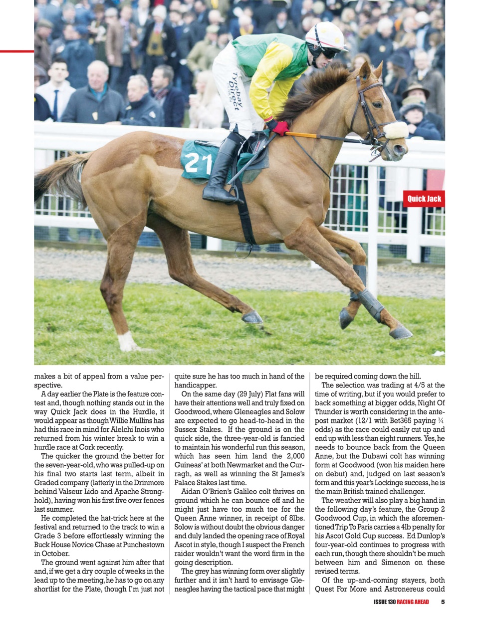 Racing Ahead Preview Pages