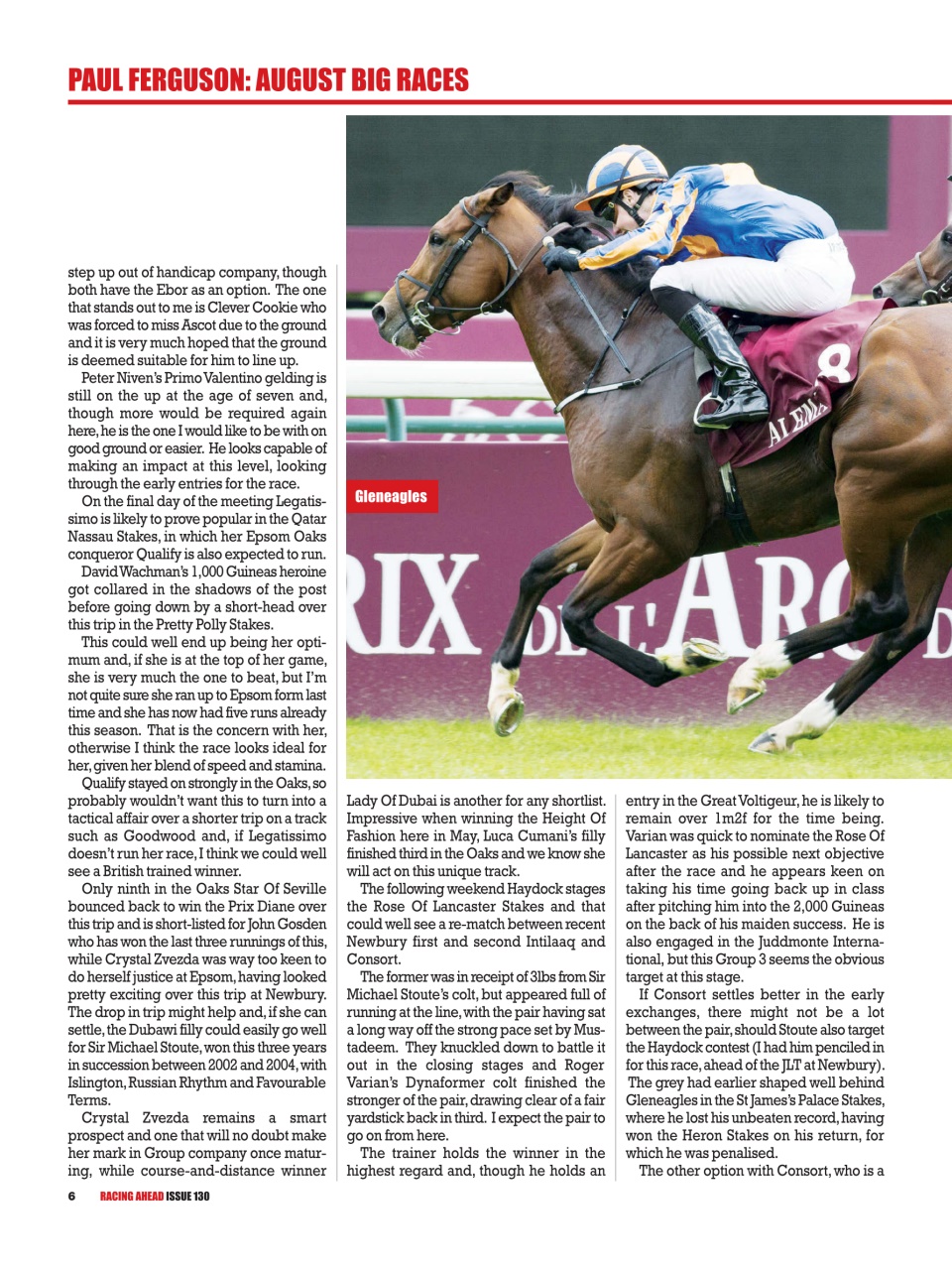 Racing Ahead Preview Pages