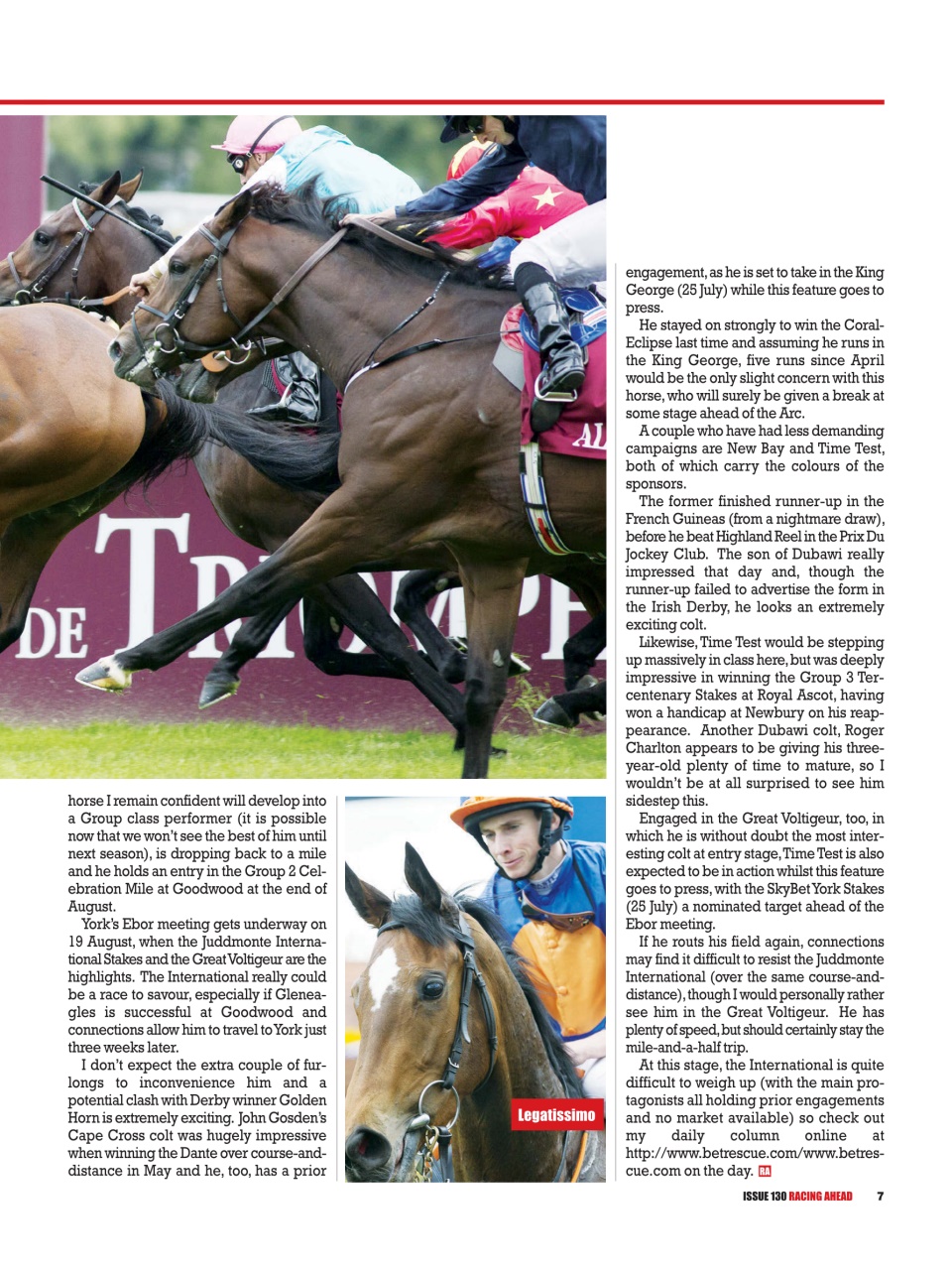 Racing Ahead Preview Pages