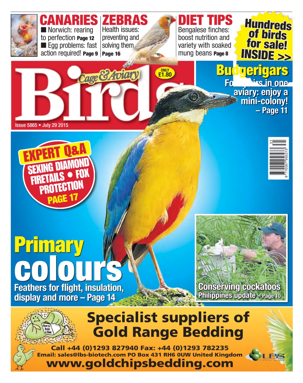 Cage & Aviary Birds Preview Pages