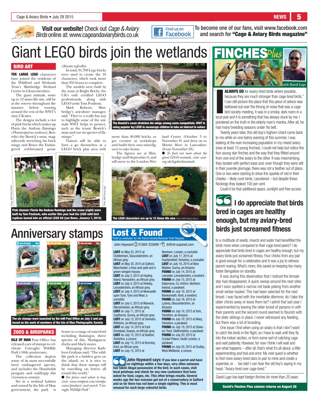 Cage & Aviary Birds Preview Pages